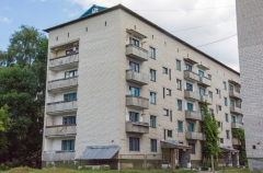 Černobylio miestelis – namas, kuriame laikinai gali apsistoti elektrines dabininkai / Chernobyl town – a house where nuclear power plant workers can temporarily stay