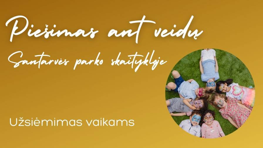 piešimas ant veidukų