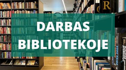 darbas bibliotekoje