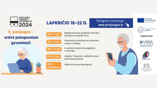 Senjorų dienos internete