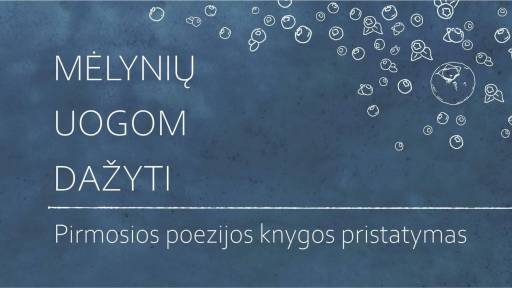 Mėlynių uogom dažyti coveris