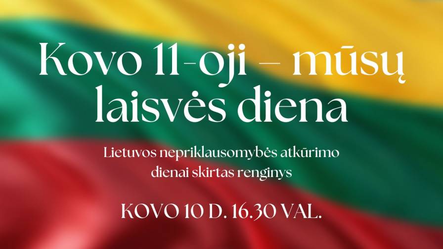 Kovo 10 d. 16.30 val.