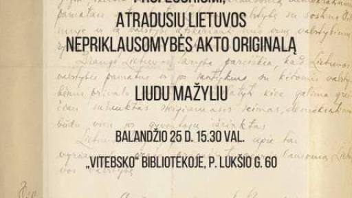 susitikimas su Mažyliu