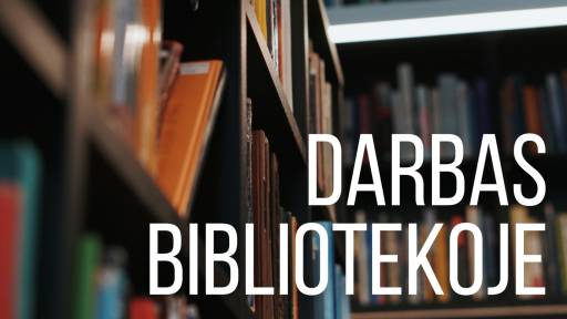 darbas bibliotekoje web