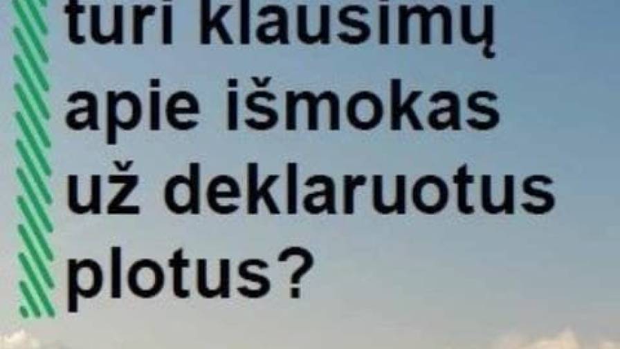 transliacija apie išmokas mažas