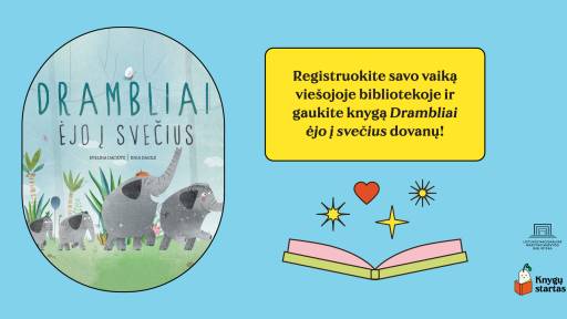 Knygų startas_Drambliai