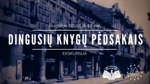 dingusiu knygu pedsakais coveris